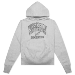 Grey Saint Michael Possession Hoodie