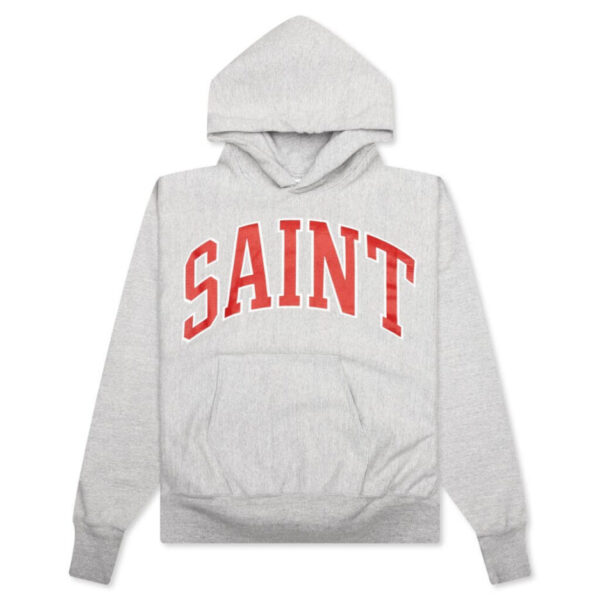 SAINT MICHAEL BASIC HOODIE – GREY