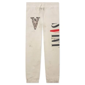 SAINT MICHAEL X VLONE FLOWER SWEATPANTS