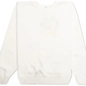 Saint Michael Crewneck Sweatshirt White