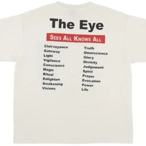 Saint Michael Eye T shirt White