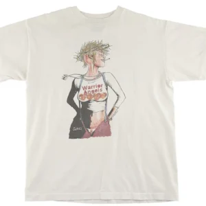 Saint Michael Punk Girl T shirt White