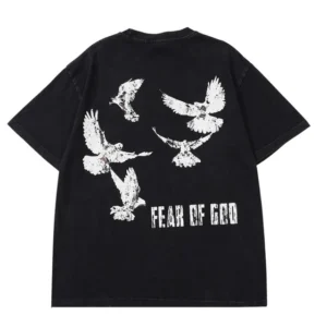 fear of god saint michael shirt