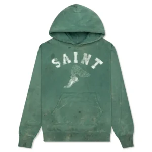 saint michael hoodie green